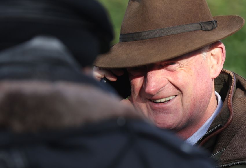 Up close image of Willie Mullins 